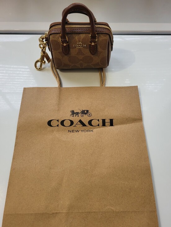 Coach Accessories - Coach mini ROWAN bag Charm